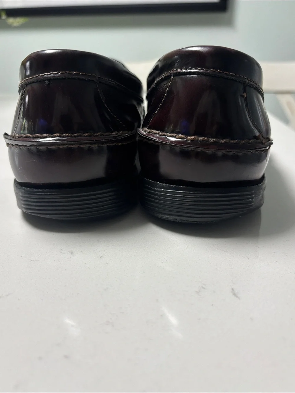 Sperry Men’s Burgundy Leather Penny Loafers